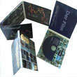 Bedruckte CD Karton Hüllen 6-Seitig mit Plastik Tray Farblos